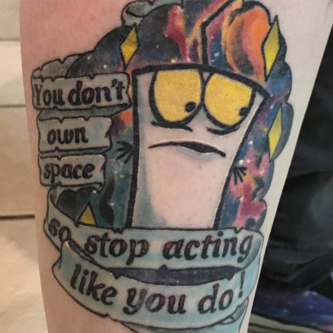 Tattoo uploaded by Scrappy Jones  Master Shake Cali bear  Tattoodo