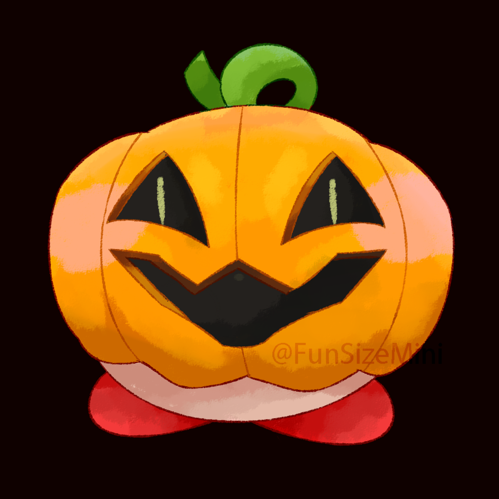 FunSizeMini — Pumpkin Kirby (o´ω｀o) ??