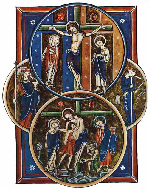 Page from the Psalter of Blanche of Castile, 1230