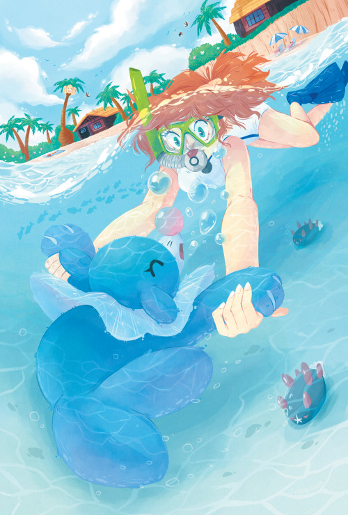 hello all! i’m glad to be able to share my contribution to the wonderful Pokemon fanzine: @alolazine