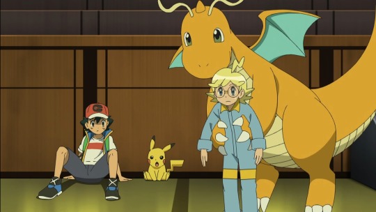 pokemonpowergirl:The way Dragonite holds Clemont is adorable.