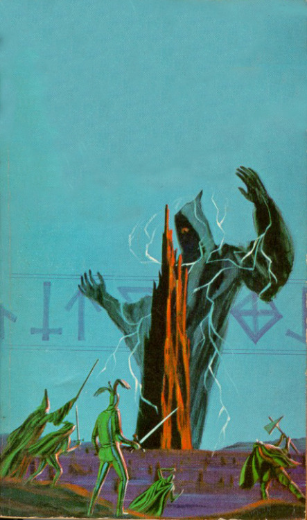 talesfromweirdland:Jack Gaughan’s cover art for the (unauthorized, but pivotal) first paperback edit