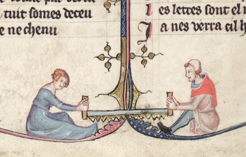 Romance of Alexander. 14th century. MS. Bodl. 264 fol. 63v (bodley30.bodley.ox.ac.uk)