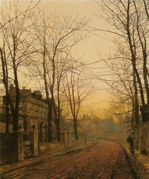 An Autumn Idyll, 1885, John Atkinson Grimshaw