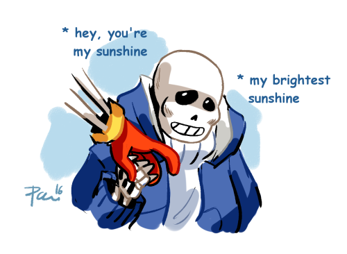 ask-the-skele-household: arrt-jim-lad:  I refuse to believe in sad Undertale.   Portfolio  ★  Commissions  ★  Facebook  * If you expected a different ending, you don’t know me well enough. 