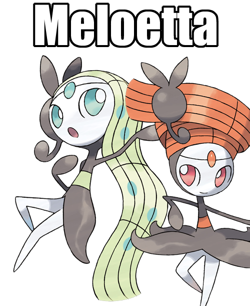 Pokemon Meloetta Aria Form 4