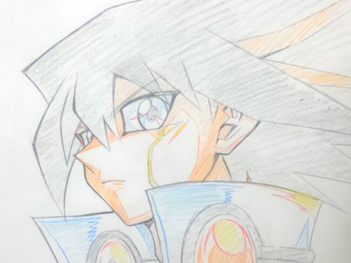 xyz-speedroid-cannon:  Yugioh Protagonists Drawn by Arc V Animator Ebina! 