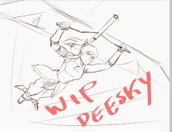 deesky:  HEADCANON! Tenzin gave Aang’s staff to Korra so she can have some conection with him. The waiting for book 3 is better than for book 2 :D 