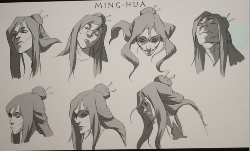 benditlikekorra:P’li, Ming-Hua, and Ghazan Concept Art