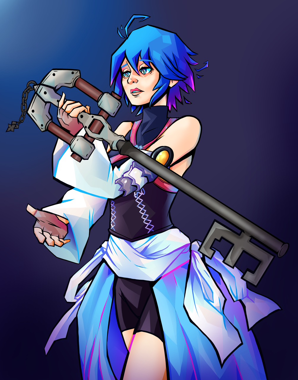 patmakesart:  Aqua deserves to be safe and happy 😭 I also included some of the