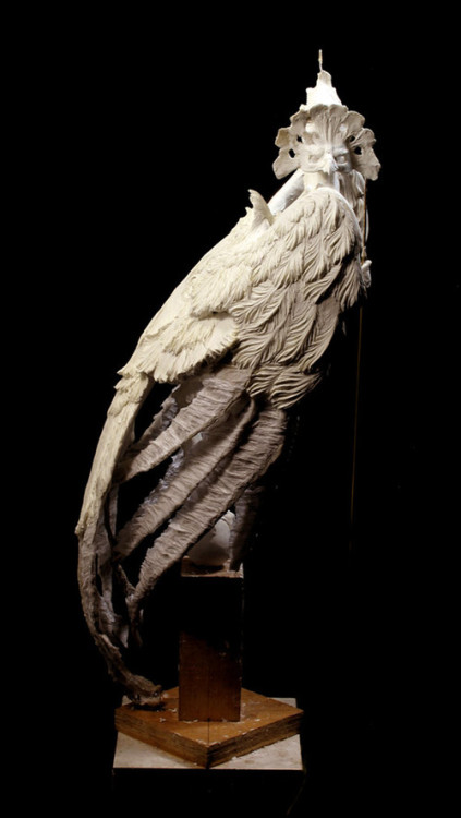 littlelimpstiff14u2:  The Graceful Sculptures of Forest Rogers Just a word here, for the moment. I studied stage design at Carnegie-Mellon University in Pittsburgh, PA, receiving an MFA in Costume Design. I make critters, both ‘fine’ and commercial.