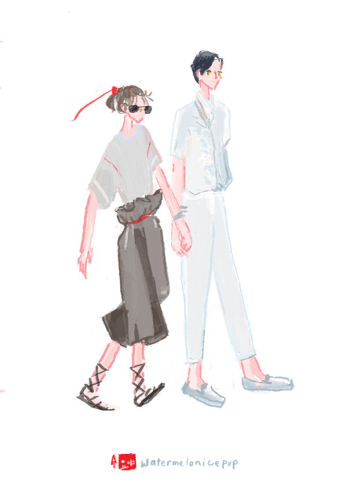 Wangxian modern outfits