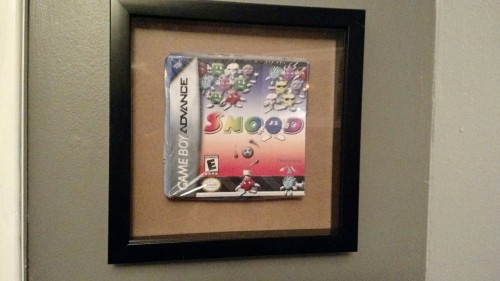 utentagen: I bought a sealed copy of snood on gba off of ebay just so I could frame it