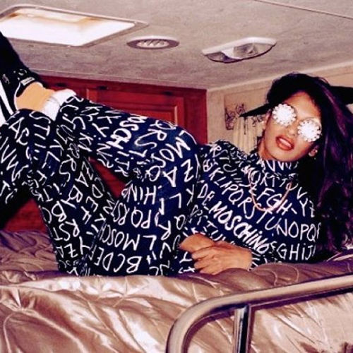 : M.I.A in Moschino 