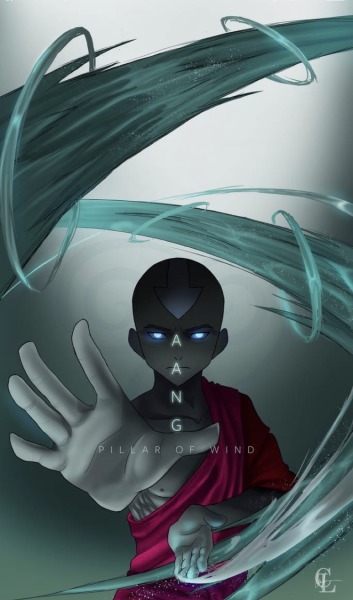 zukka-atla:The Gaang and their elements (Not my art) Check him out at  _le_chingu
