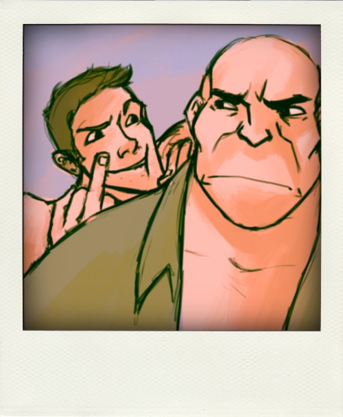 kocheidoodle:  some captions are to be read the real reason the new comic is late is because they’re all having fun with polaroids at the beach 