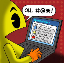 leothegreat:  thedailywhat:  Scott Hampson: “Pacman” [more.via.]  AHAHAHAHAHHAHAHAHAHAHAHAHA.  HAHAHAHAHAHAHAAHAHAHAHA