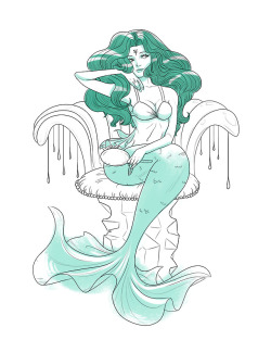 boshspice:  MerMay Day 7! A simple and sweet Sailor Neptune for you