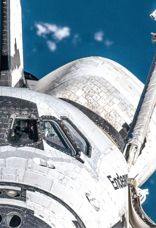 robotpignet:  STS-127 Endeavour #space [processed image by photos.robotpig.net ] |