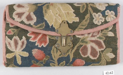 met-american-decor: Purse via American Decorative ArtsMedium: Wool embroidered with woolRogers Fund,