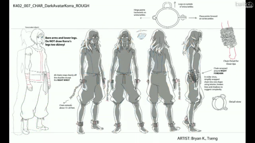 korranews:  Korra’s design evolution in Book 4. 