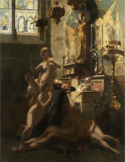 laclefdescoeurs:  Prayer against Temptation, Gustave Surand 