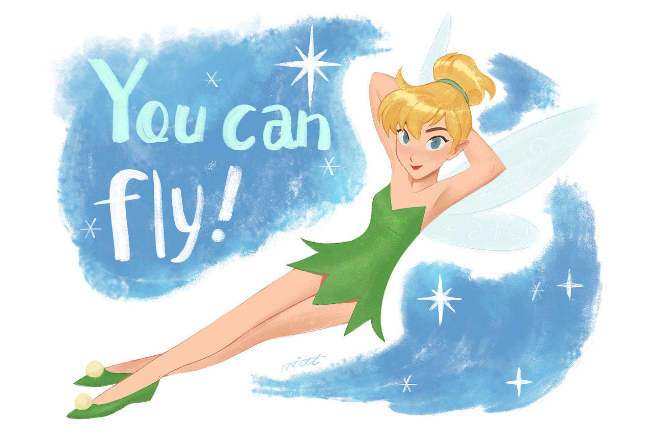 Tinkerbell fan art - You can fly!