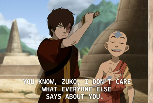 comradekatara:i like how sokka not only calls zuko stupid to his face, but apparently also goes arou