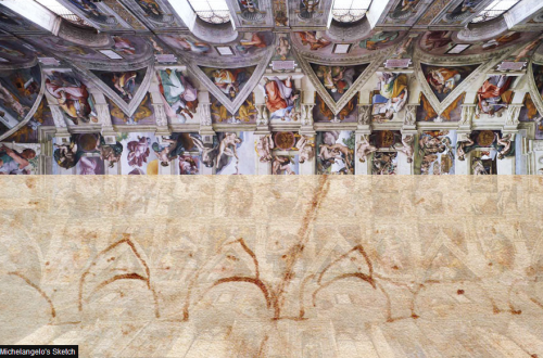Michelangelo&rsquo;s First Sketch of the Sistine Chapel?  &ldquo;Architectural historian Adr