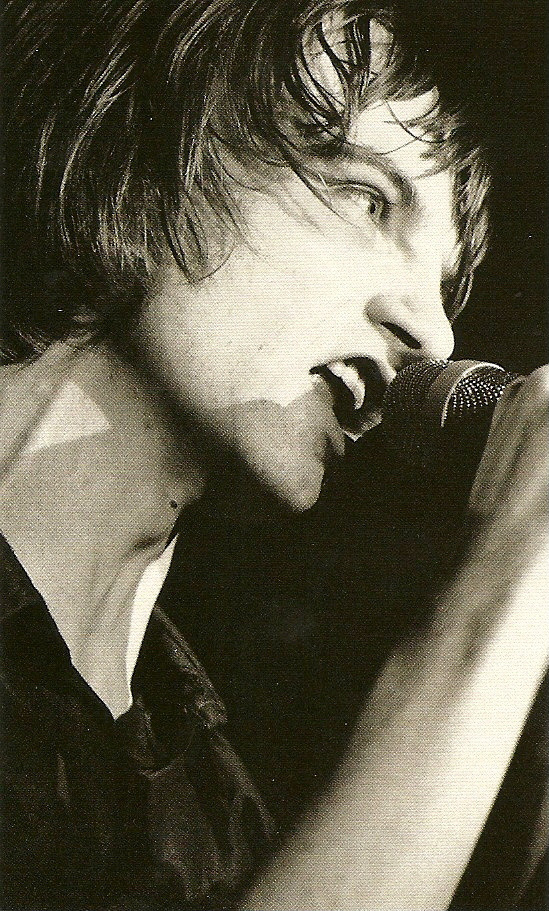 post-punker:  Mark E. Smith of The Fall, Queens Hall, Leeds, September 1979 