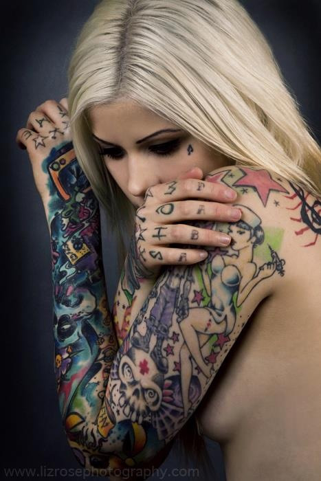 Obsessed by piercings and tattoos