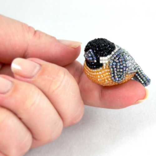 wacky-thoughts:Chickadee Miniature by MeredithDada