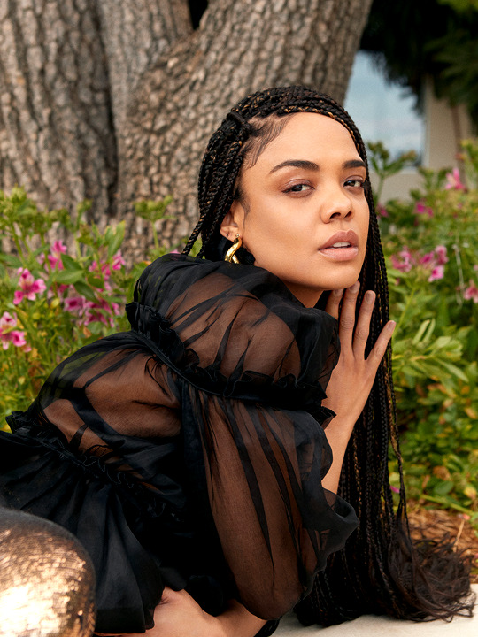 christel-thoughts:  thorodinson: Tessa Thompson photographed by Nagi Sakai for PORTER