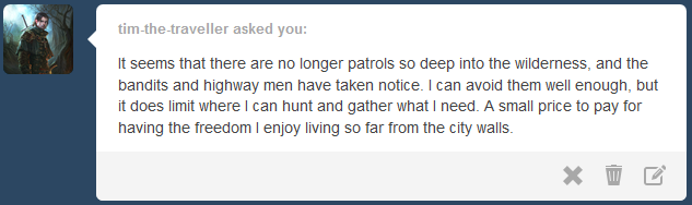 &ldquo;Interesting, I will admit that I am in a similar situation myself, though