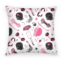 leatherlacedbass:  hoefashow:  shay-gnar:  pinklacey:  Awesome or too much?  I would love to have my house decorate with these cute white and pink pillows that upon investigation would send people running and I’d just be standing there smiling  CAN