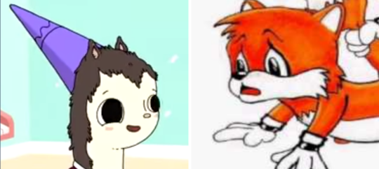pan-pizza:  pan-pizza:  Does anyone have that old image of Sonic boning Tails from behind? It’s like classic internet Tails is making has eyes like this: We talked about it on the Podcast. CN’s new show Summer Camp Islands eye style reminds me of