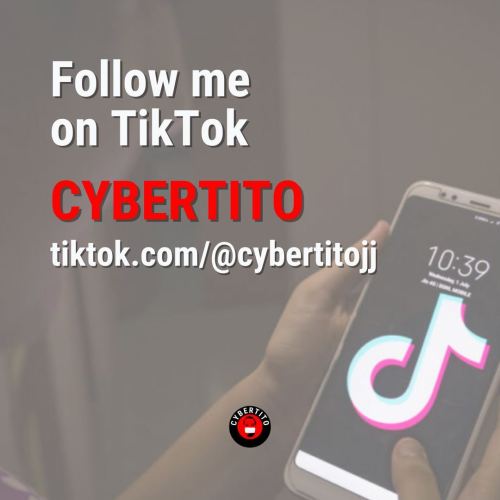 Follow @cybertitojj on #tiktok for latest videos….