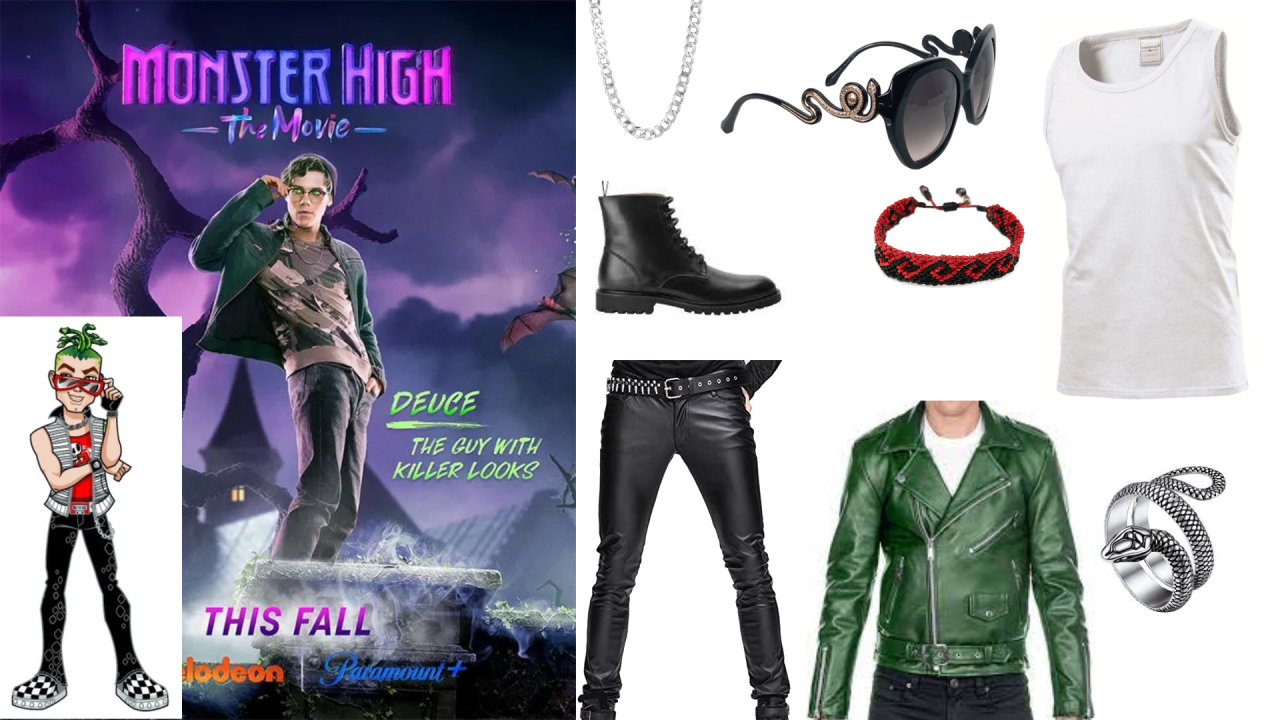 Deuce Gorgon Monster High The Movie Leather Jacket