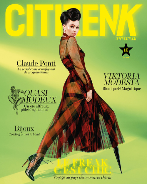 Viktoria ModestaCitizen K, cover story by Matthieu Delbreuve