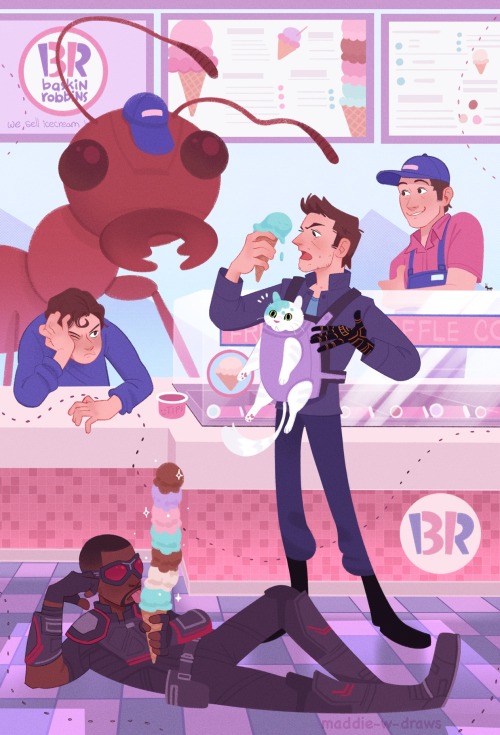 XXX maddie-w-draws:  fan art of the Baskin Robins photo