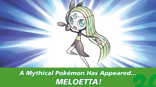 shelgon:For those of you in America, Europe & Australia, the Meloetta event is now available on 