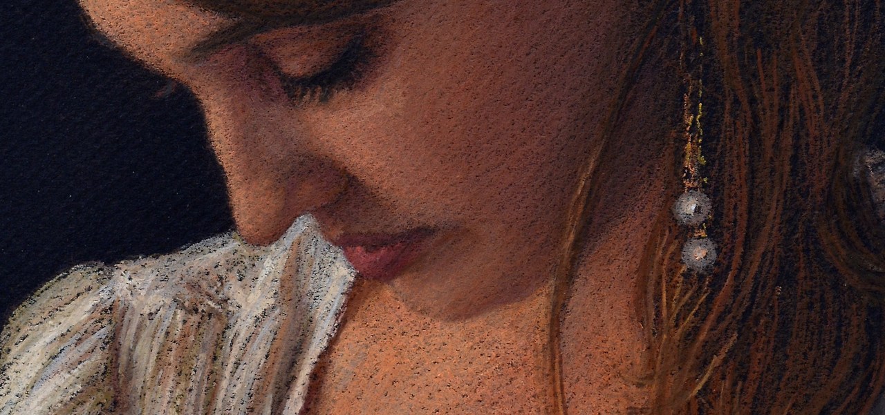 http://www.angeldecaceres.com/
“MATER VITAE” (detalle/detail), Pastel/papel. Ángel de Cáceres García, 2016.