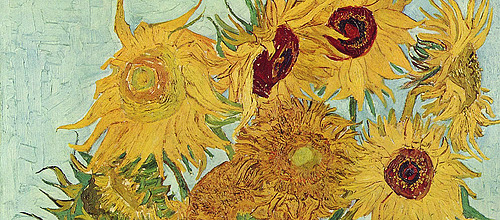 Sunflowers - Vincent Van Gogh, Claude Monet, Gustave Klimt & Gustave Caillebotte