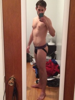 mimicmatter:  Hello everyone ! I’m near the end of my first semester in pharmacy ! With a new workout I have been doing for 6 weeks, i deserve some new underwear ! Here some new Pump underwear I just got ! 