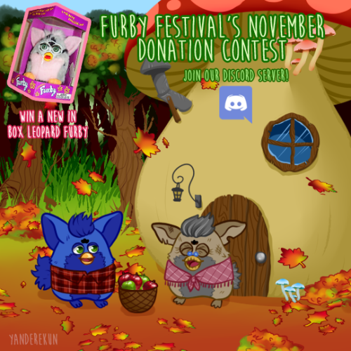 Furby Festival Discord Server’s November Event: Charity/Donation Contest! Join our furby disco