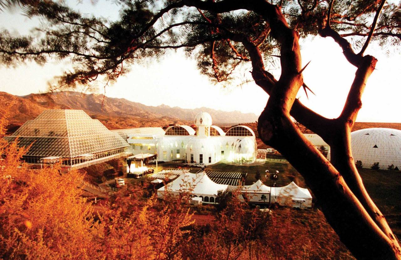 ultrafacts:   The Biosphere 2 project was created as a research tool for scientists