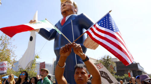 May Day in L.A. Thousands of people took to the streets in the annual May Day marches in downtown Lo