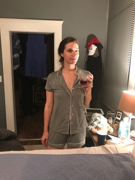 jjondisplay:  I like these PJs because with just a few flicks and pulls I can be spread naked for you.  To go from feeling covered and comfortable at any time to being spread wide and exposed to the world is perfect.  A constant reminder of my true status