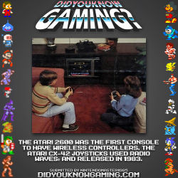 didyouknowgaming:  Atari 2600 - Source.The Atari 2700 was planned to have wireless controllers in 1981, but they were never released. [x]