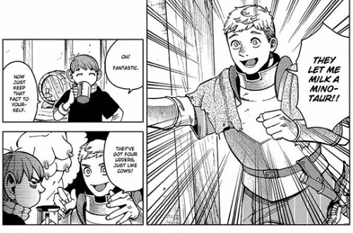 Dungeon Meshi Manga Text Posts [ Beware Light Spoilers ]
